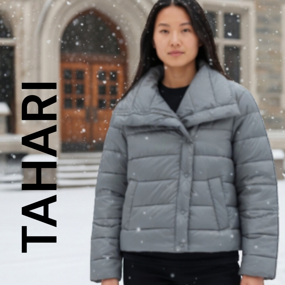 Tahari Women’s Premium Insulated Puffer Jacket Water-Repellent • Green • Size XL